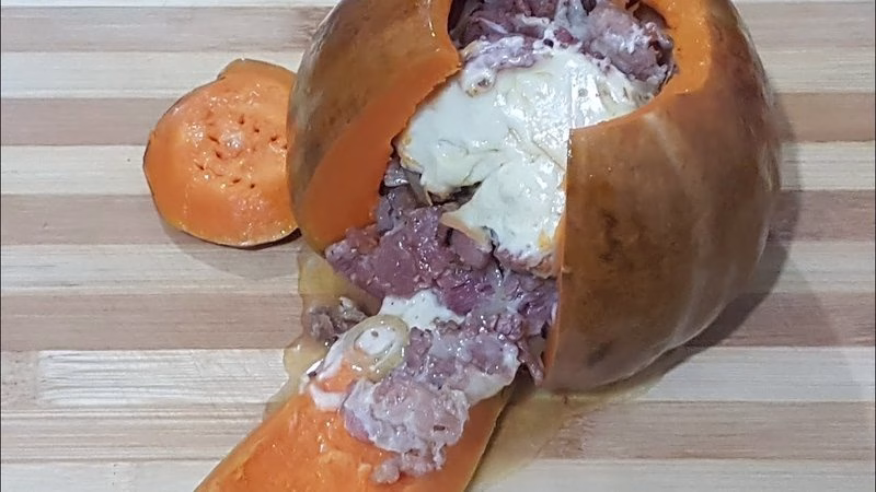 Abóbora Com Carne Seca (Pumpkin With Dried Meat)