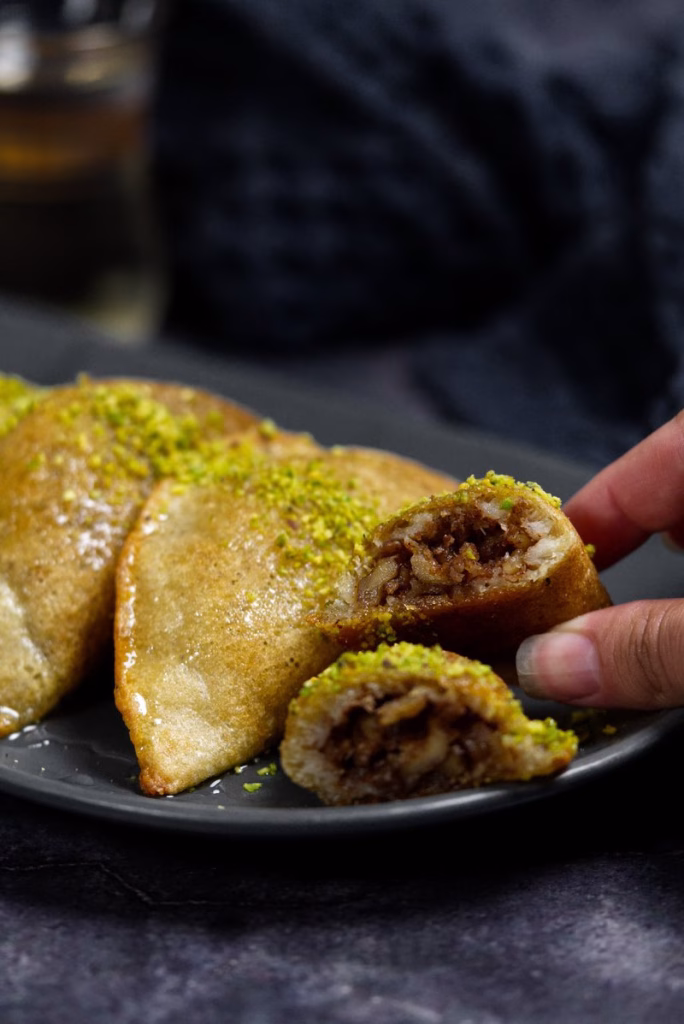 Atayef With Walnuts Recipe - Cook Your Yummy Cuisine
