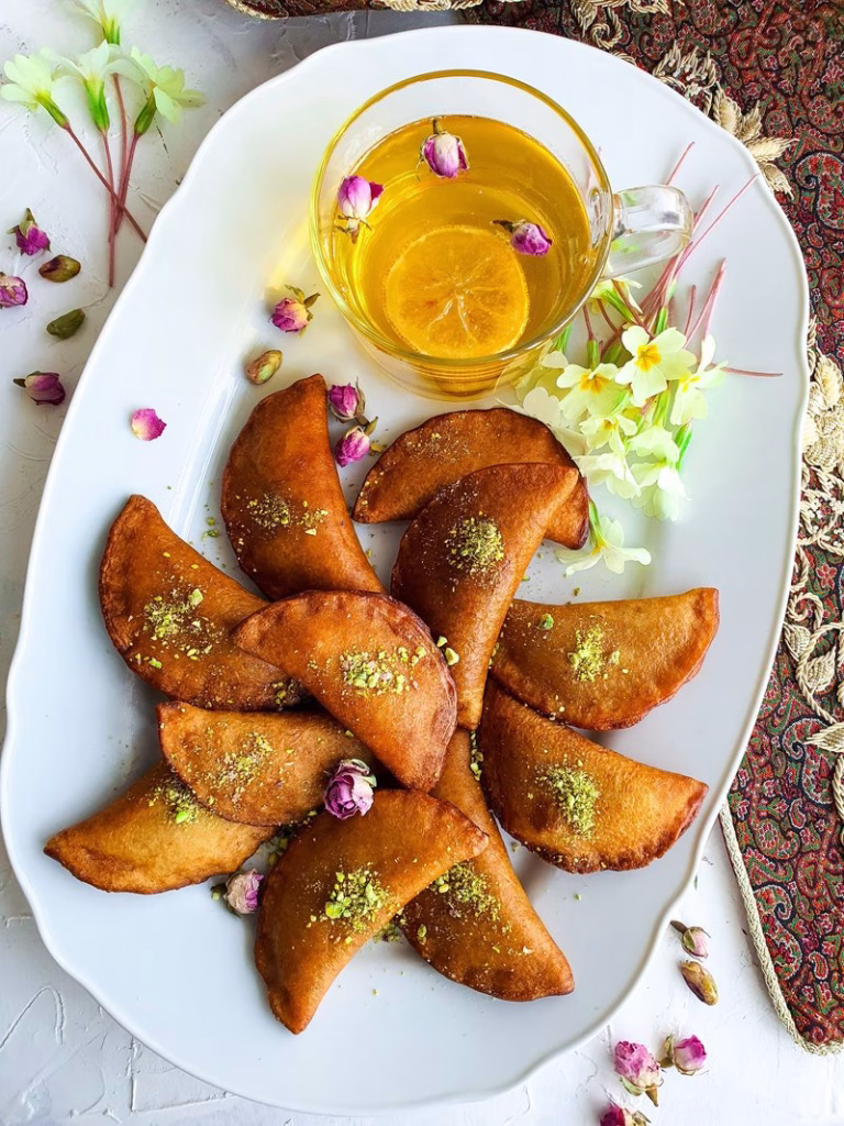 Atayef (Stuffed Mini Pancakes) Recipe - Cook Your Yummy Cuisine