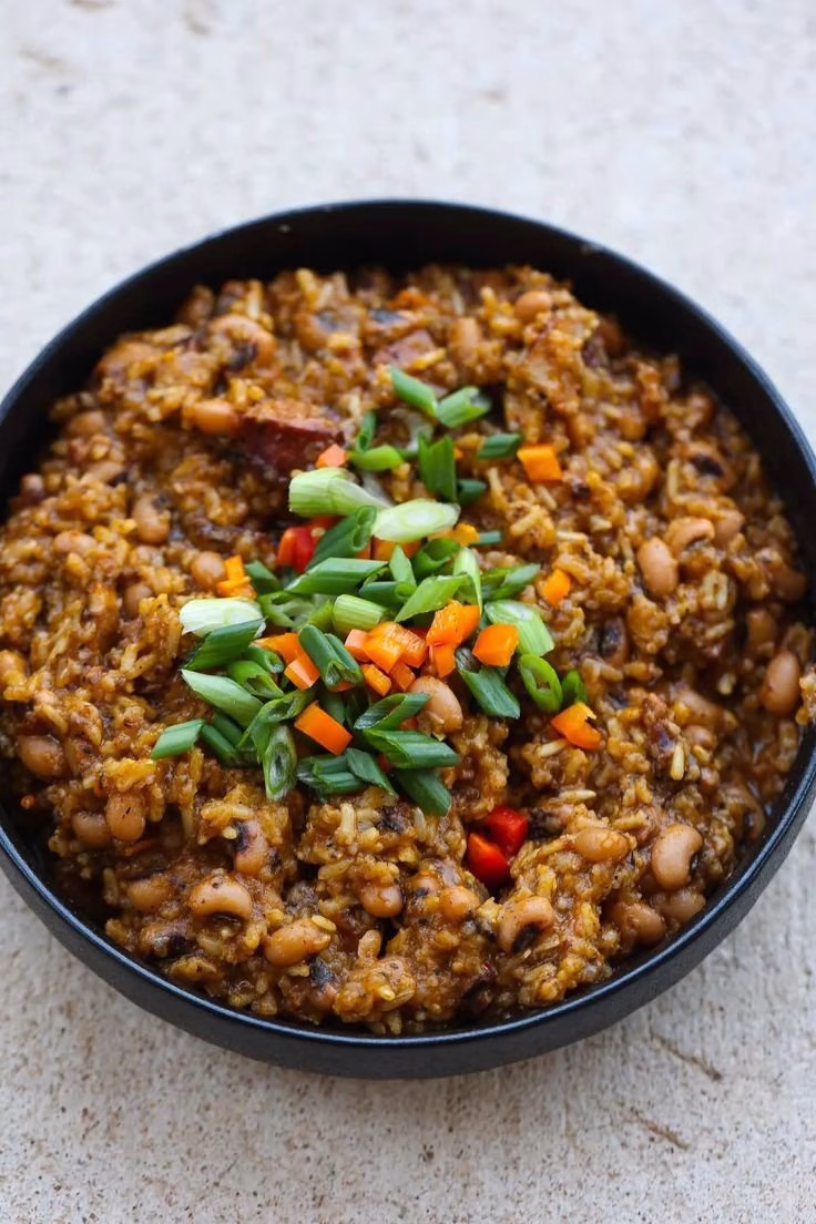 Baião De Dois (Rice And Beans With Meat)