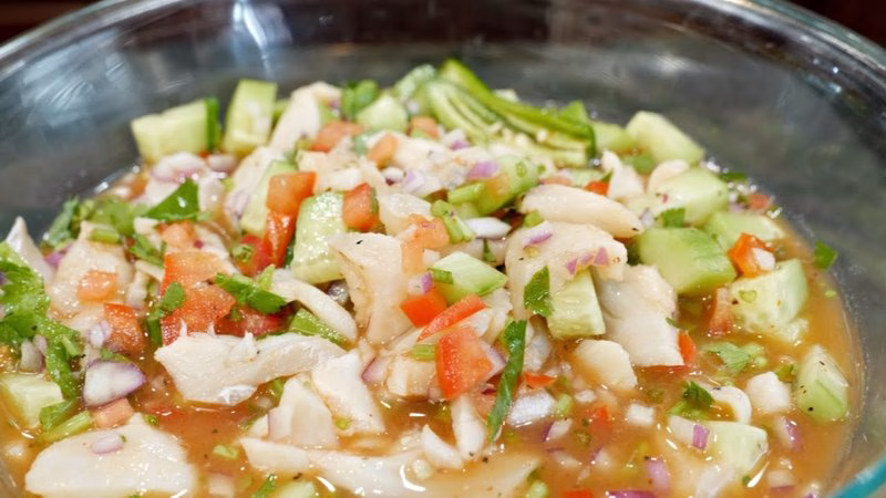 Ceviche De Achiote (Annatto Ceviche)