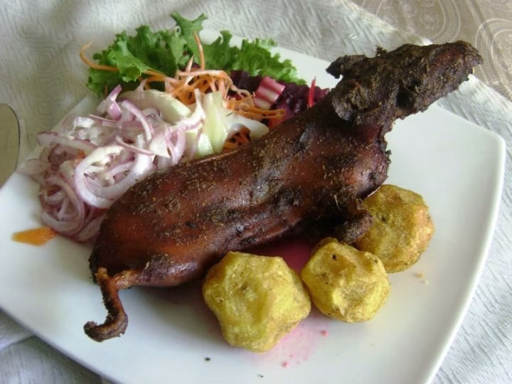 Cuy Con Choclo (Guinea Pig With Corn)