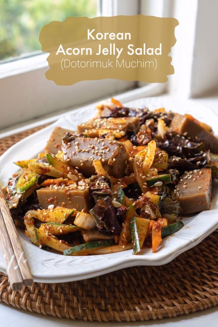 Dotorimuk Muchim (Acorn Jelly Salad)