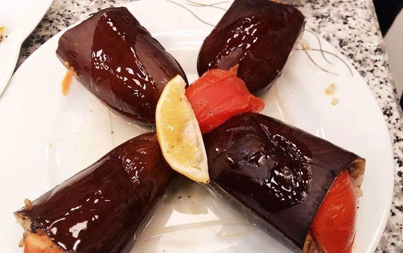 Etli Patlıcan Dolması