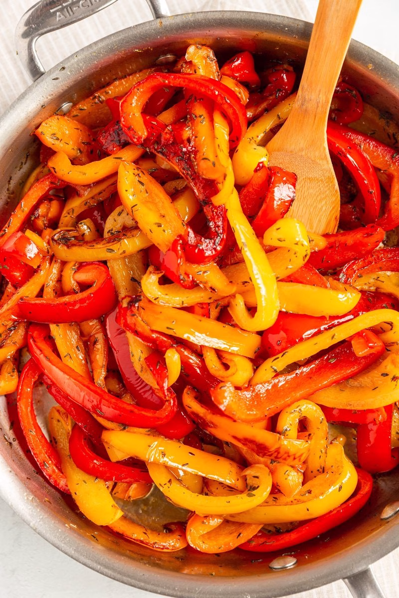 Fried Red Peppers