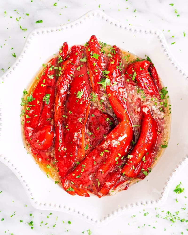 Fried Red Peppers