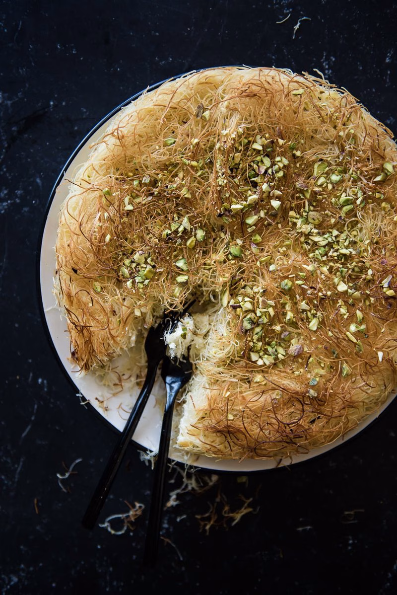 Kanafeh (Cheese Dessert)