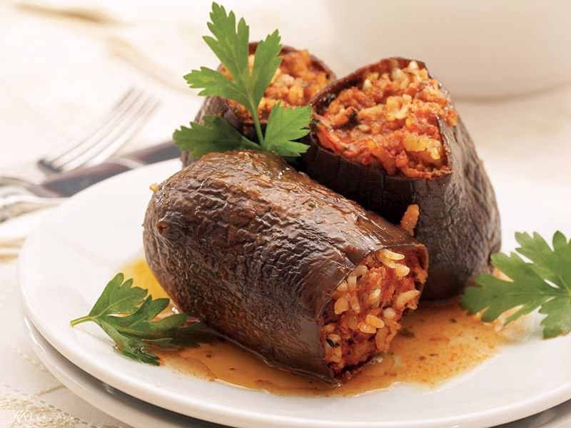 Kurutulmuş Patlıcan Dolması