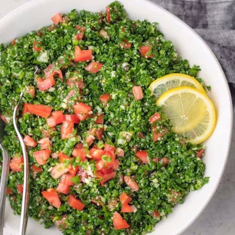 Labanese Kafta Wa Tabbouleh