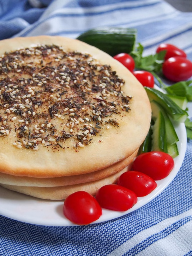 Labanese Za'Atar Bread Recipe - Cook Your Yummy Cuisine