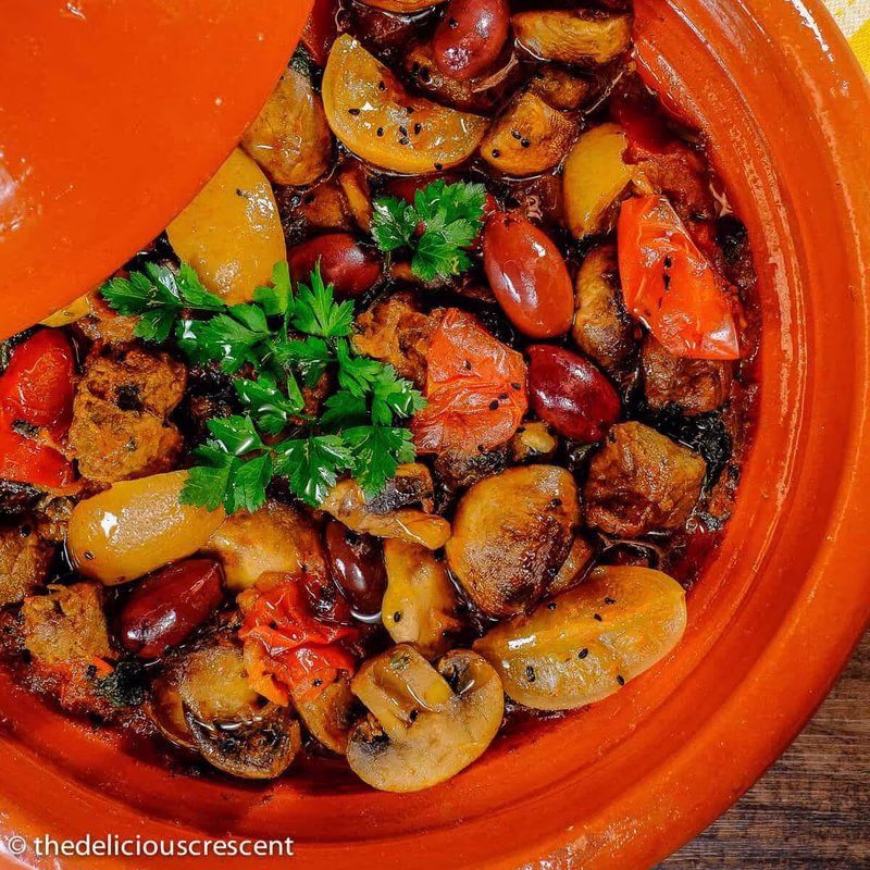 Lamb Tagine With Mushrooms