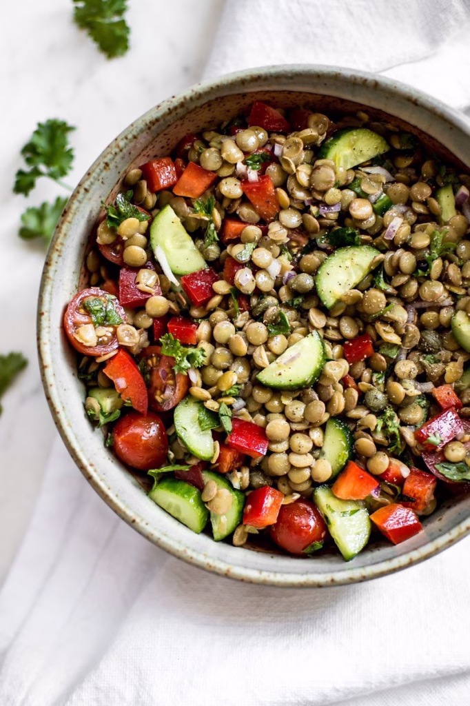 Lentil Salad Recipe - Cook Your Yummy Cuisine