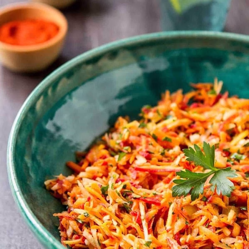 Moroccan Spicy Carrot Salad