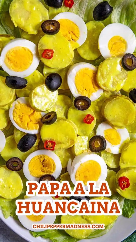 Papa A La Huancaína (Potatoes In Creamy Sauce) Recipe - Cook Your Yummy Cuisine