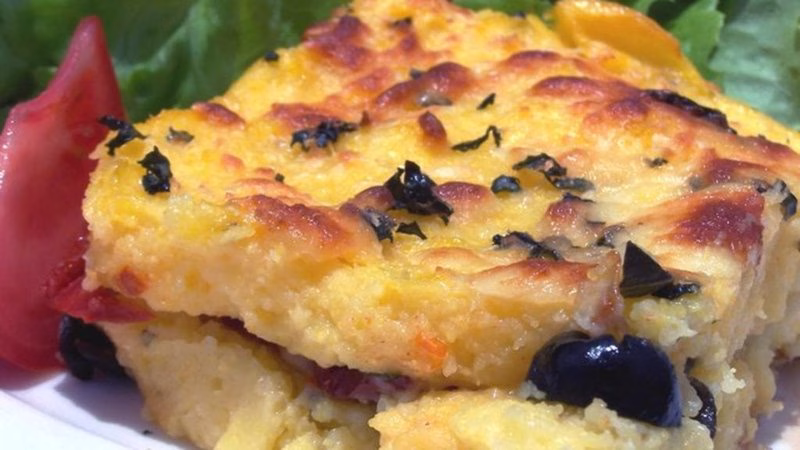 Polenta Recheada (Stuffed Polenta)