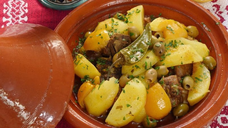 Potato And Olive Tagine