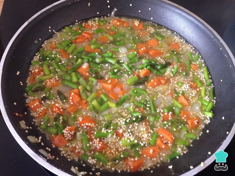 Quinua Con Espárragos (Quinoa With Asparagus)