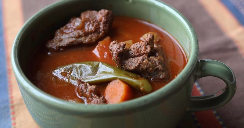 Seco De Alpaca Con Frijoles (Alpaca Stew With Beans)