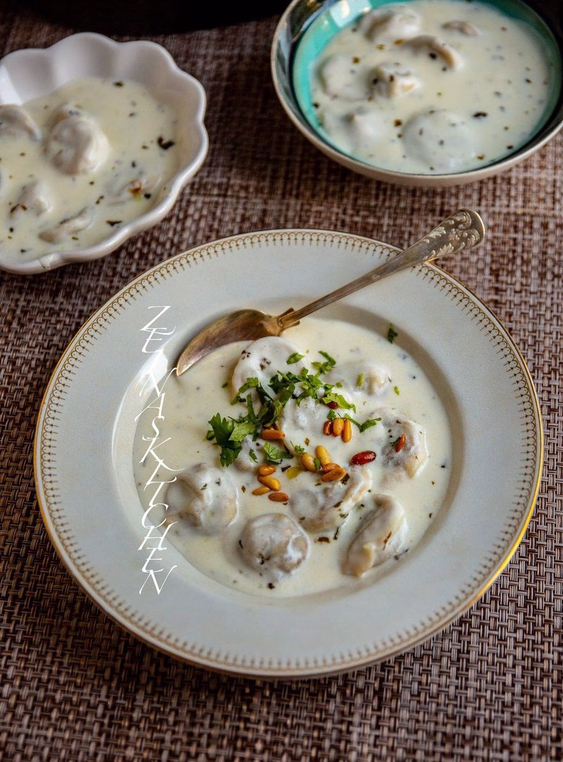 Shish Barak (Lebanese Dumplings In Yogurt)
