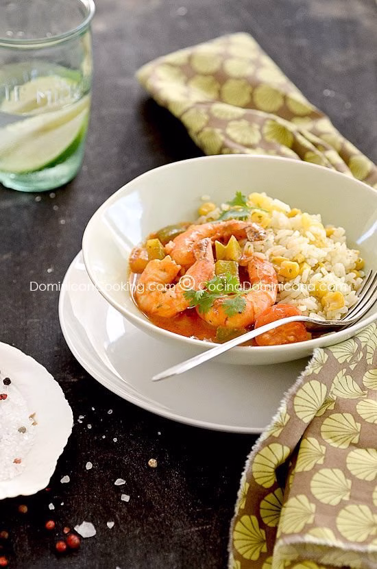 Sudado De Camarones (Steamed Shrimp)