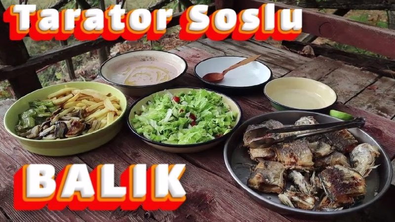 Tarator Soslu Balık (Fish With Tarator Sauce)