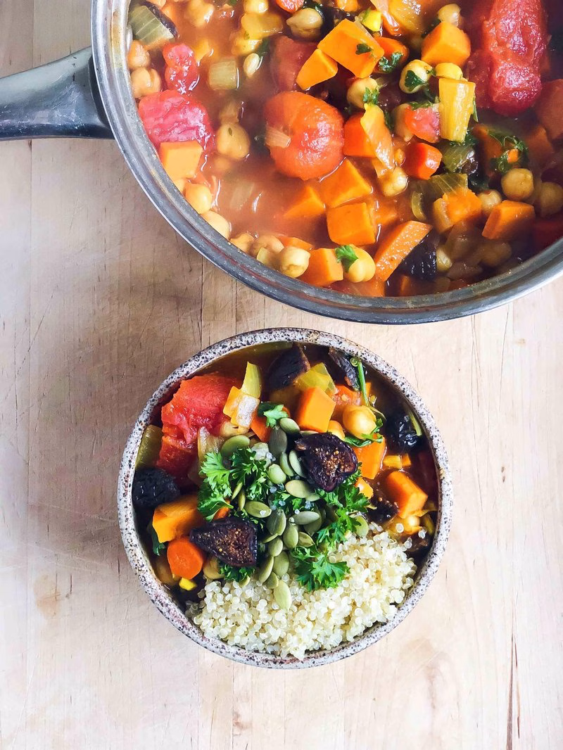 Vegetable Tagine With Quinoa