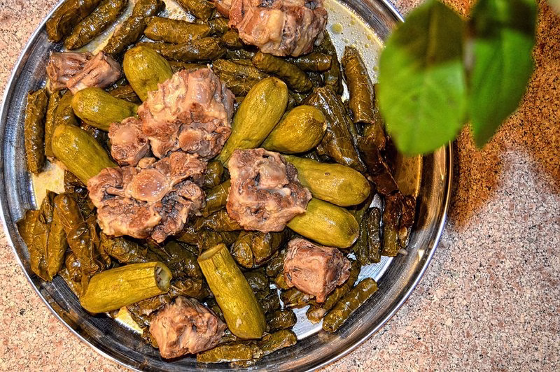 Warak Dawali (Stuffed Grape Leaves)