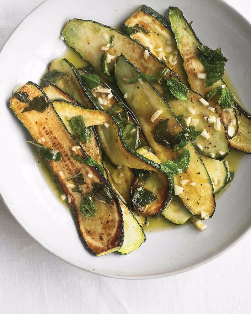 Zucchini With Mint